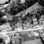 Aerial photo of Bank Road, c.1977