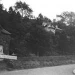 The corner c.1935 (note footpath beside fence)
