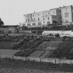 Gilling Castle and garden c.1950