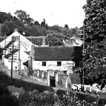 Manor Farm, estates yard and White's garage, c.1953