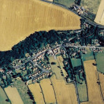Oswaldkirk from the air 1980s (cropped)