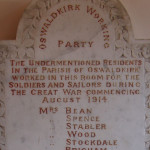 Oswaldkirk working party c.1914
