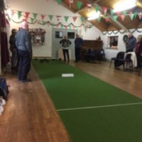 Indoor carpet bowls takes place once a week over the winter season. Indoor bowls at Oswaldkirk village hall